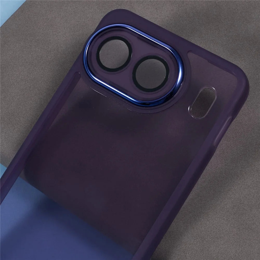 Bulk Purchasing 20Pcs For OnePlus Nord 4 Case Electroplated Camera Frame TPU Phone Cover Precise Cutouts - Transparent Purple - 5