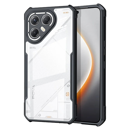XUNDD For TECNO Pova 7 Ultra 5G Case Dropproof TPU + Acrylic Clear Back Phone Cover - 1
