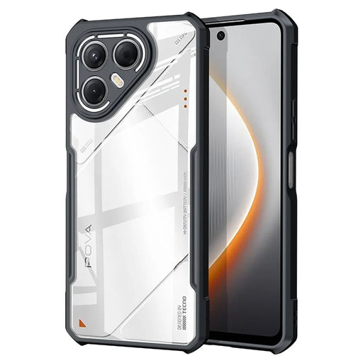 XUNDD For TECNO Pova 7 5G Case Dropproof TPU + Acrylic Clear Back Phone Cover - 1