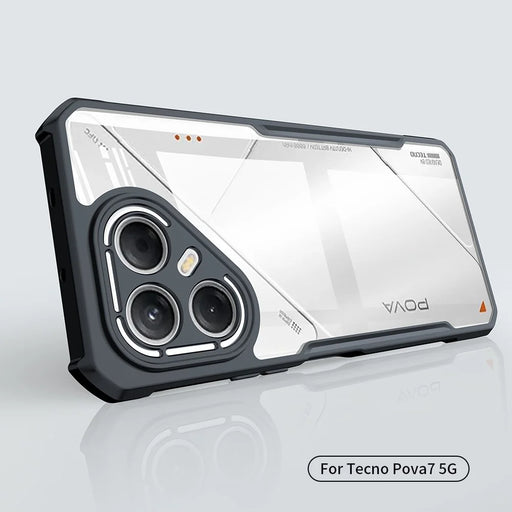 XUNDD For TECNO Pova 7 5G Case Dropproof TPU + Acrylic Clear Back Phone Cover - 2
