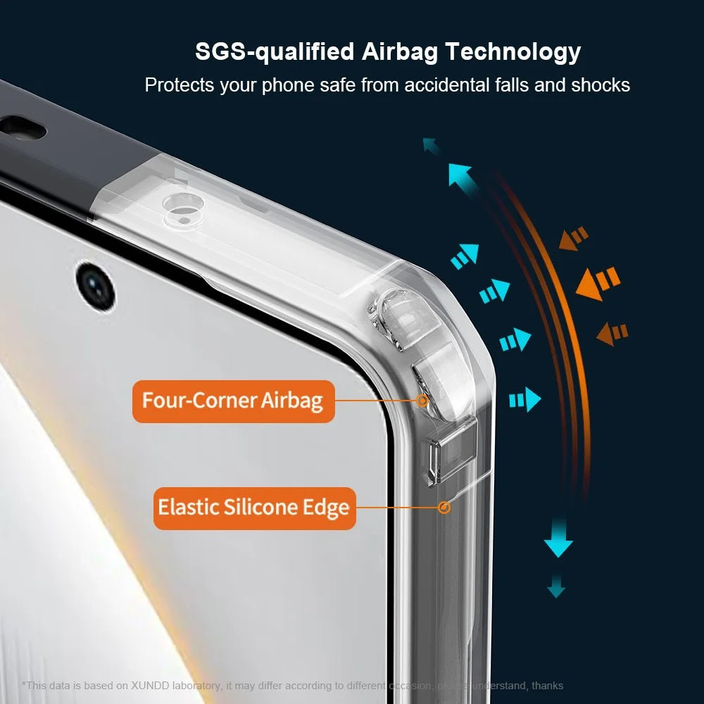 XUNDD For TECNO Pova 7 5G Case Dropproof TPU + Acrylic Clear Back Phone Cover - 4
