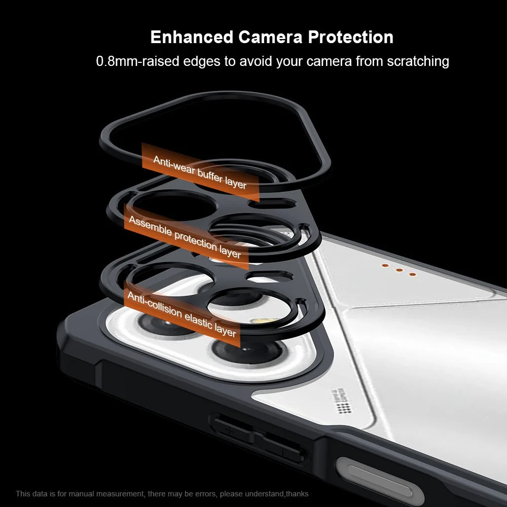 XUNDD For TECNO Pova 7 5G Case Dropproof TPU + Acrylic Clear Back Phone Cover - 5
