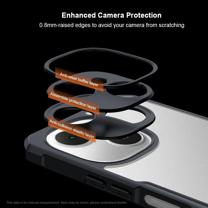 XUNDD For TECNO Spark 40C Case Dropproof TPU + Acrylic Clear Back Phone Cover - 5