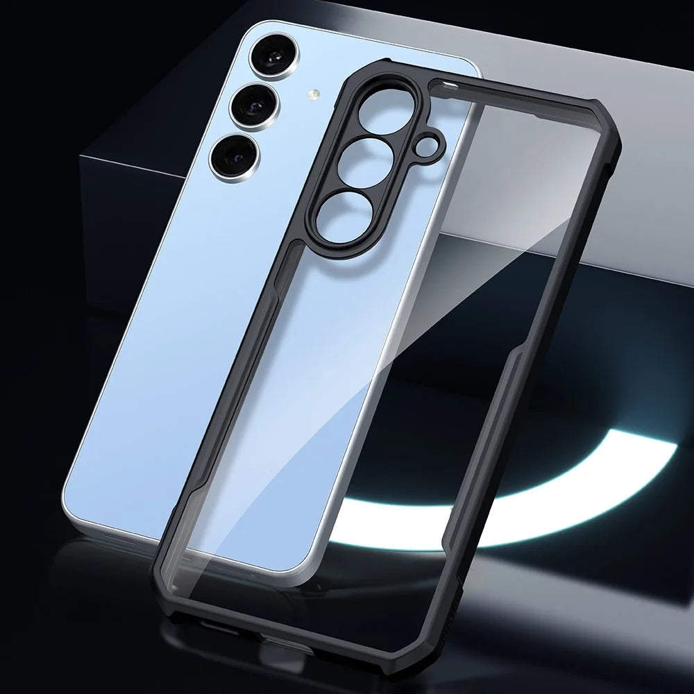 XUNDD For Samsung Galaxy S25 FE Case Dropproof TPU + Acrylic Clear Back Phone Cover - 6