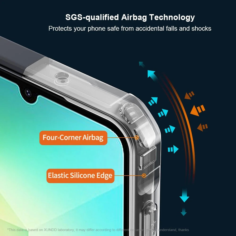 XUNDD For Samsung Galaxy A08 5G / A08 4G / A07 4G Case Dropproof TPU + Acrylic Clear Back Phone Cover - 4
