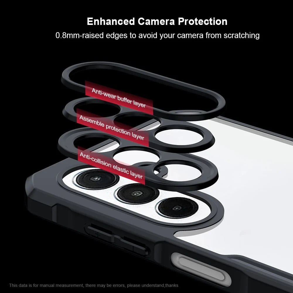 XUNDD For Samsung Galaxy A18 5G / A18 4G / A17 5G / A17 4G Case Dropproof TPU + Acrylic Clear Back Phone Cover - 5