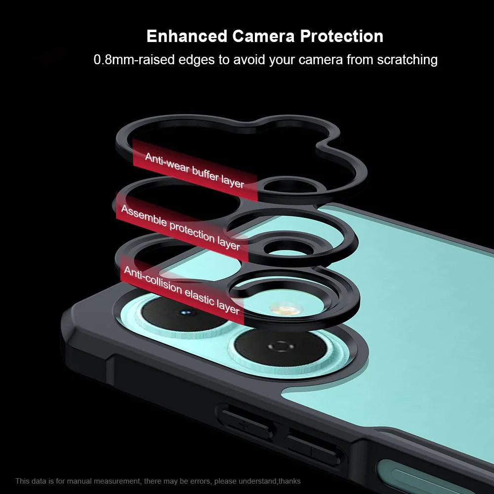 XUNDD For TECNO Spark Go 2 4G / Pop 10 Case Dropproof TPU + Acrylic Clear Back Phone Cover - 6