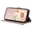 For iPhone Air Case Wallet Rhombus Grid PU Leather Phone Cover with Shoulder Strap / Wrist Strap - Rose Gold - 4