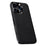 For iPhone 16 Pro Case PU + TPU + PC Phone Back Cover with Metal Lens Frame - Black - 1
