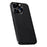 For iPhone 15 Pro Case PU + TPU + PC Phone Back Cover with Metal Lens Frame - Black - 1