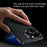For iPhone 15 Pro Case PU + TPU + PC Phone Back Cover with Metal Lens Frame - Black - 2