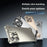 For iPhone 14 Pro Max Bumper Case Lens Kickstand Heat Dissipating Metal Corner Phone Cover - Titanium - 6