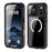 SHELLBOX For iPhone 17 Pro Max IP68 Waterproof Case Compatible with MagSafe Clear Phone Cover - Black - 2