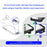 SHELLBOX For iPhone 17 Pro Max IP68 Waterproof Case Compatible with MagSafe Clear Phone Cover - Black - 6