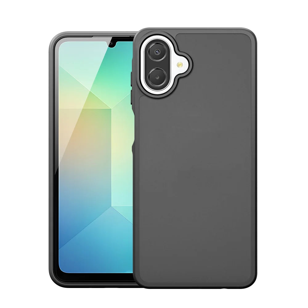 DUX DUCIS For Samsung Galaxy A06 4G / Galaxy A06 5G / Galaxy A07 4G / A07 5G / A08 4G / M07 / F07 / M17e / F70e Case  Yind Series Matte Anti-fingerprint TPU+PC Phone Back Cover - Black - 1