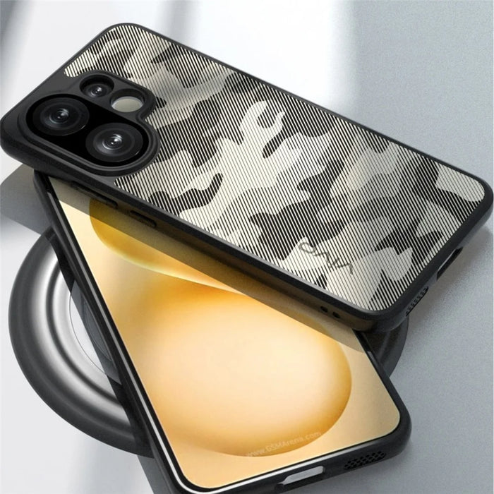 IBMRS For vivo S30 Pro mini 5G Case Soft TPU Frame Hard PC Back Anti-Fall Phone Cover - Artistic Camouflage - 2