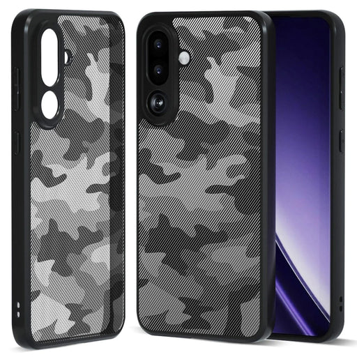 IBMRS For Samsung Galaxy M16 5G / F16 5G Case Soft TPU Frame Hard PC Back Anti-Fall Phone Cover - Artistic Camouflage - 1