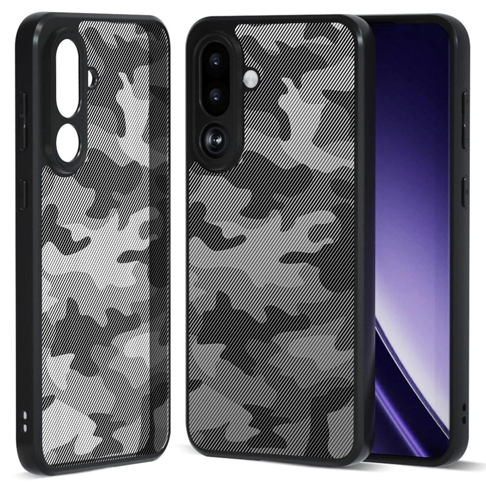 IBMRS For Samsung Galaxy M36 5G / F36 5G Case Soft TPU Frame Hard PC Back Anti-Fall Phone Cover - Artistic Camouflage - 1