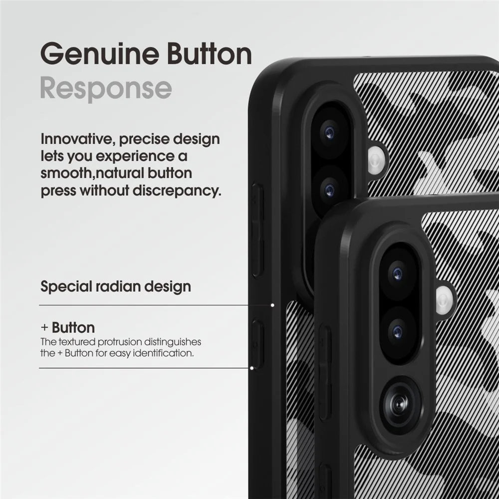 IBMRS For Samsung Galaxy M36 5G / F36 5G Case Soft TPU Frame Hard PC Back Anti-Fall Phone Cover - Artistic Camouflage - 4