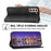 For Samsung Galaxy S22+ 5G Calf Texture PU Leather Imprinted Rhombus Pattern Case Phone Wallet Stand Cover with Strap - Black - 4