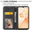 For Realme C31 Imprinted Rhombus Pattern Calf Texture Phone Case Magnetic Absorption PU Leather Wallet Stand Cover with Strap - Black - 3