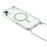 For iPhone Air Case Compatible with MagSafe Electroplating Edge TPU Phone Cover with Screen Film / Shoulder Strap - Silver - 5
