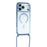 For iPhone 17 Pro Case Compatible with MagSafe Electroplating Edge TPU Phone Cover with Shoulder Strap - Blue - 3