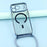 For iPhone 17 Pro Case Compatible with MagSafe Electroplating Edge TPU Phone Cover with Shoulder Strap - Blue - 5