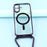For iPhone 17 Case Compatible with MagSafe Electroplating Edge TPU Phone Cover with Shoulder Strap - Purple - 5