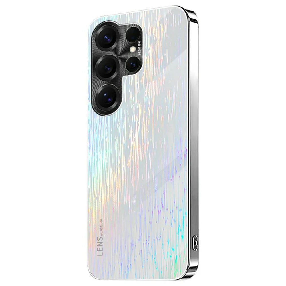 For Samsung Galaxy S25 Ultra Colorful Phone Case Ultra Slim Dropproof Hard PC Back Cover - White - 1