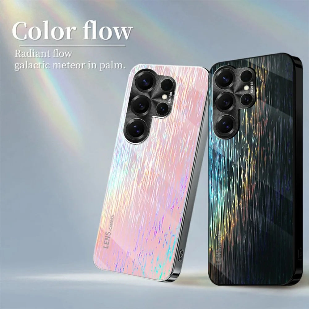 For Samsung Galaxy S25 Ultra Colorful Phone Case Ultra Slim Dropproof Hard PC Back Cover - White - 2