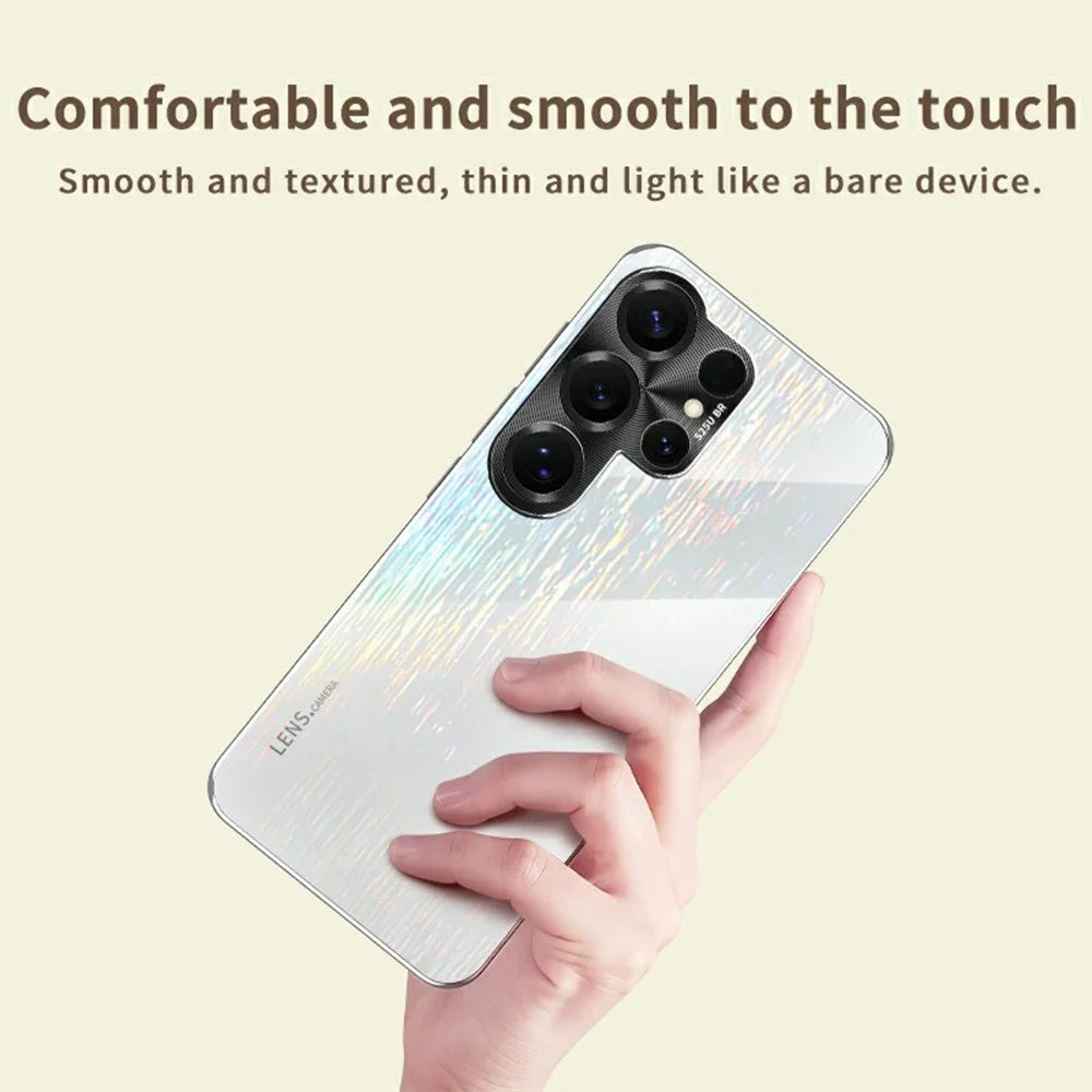 For Samsung Galaxy S25 Ultra Colorful Phone Case Ultra Slim Dropproof Hard PC Back Cover - White - 7