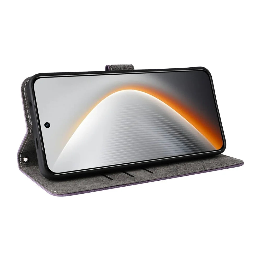 For TECNO Pova 7 Ultra 5G LJ9 Case Wallet RFID Blocking PU Leather Phone Cover Stand with Strap - Black - 4