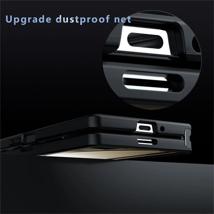 For Samsung Galaxy Z Fold6 5G Case Magnetic Case Clear TPU + PC Shockproof Phone Cover - 3