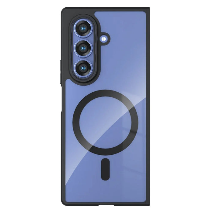 For Samsung Galaxy Z Fold7 5G Case Magnetic Case Clear TPU + PC Shockproof Phone Cover - 2