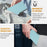For iPhone 17 Leather Case Solid Color Phone Cover with Wallet - Baby Blue - 5