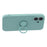 For iPhone 17 Silicone Case with Strap Ring Kickstand Phone Cover - Sky Blue - 4