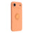 For iPhone Air Silicone Case with Strap Ring Kickstand Phone Cover - Orange - 3