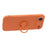 For iPhone Air Silicone Case with Strap Ring Kickstand Phone Cover - Orange - 4