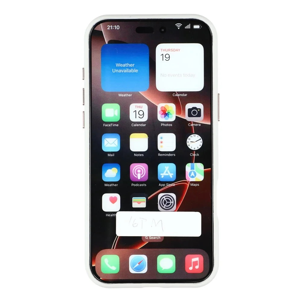 KIGC For iPhone 16 Pro Max Case Compatible with MagSafe PU Leather TPU Phone Back Cover - Grey - 2