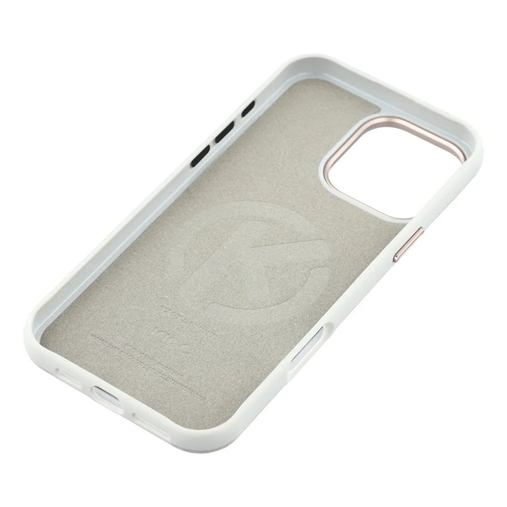 KIGC For iPhone 16 Pro Max Case Compatible with MagSafe PU Leather TPU Phone Back Cover - Grey - 6