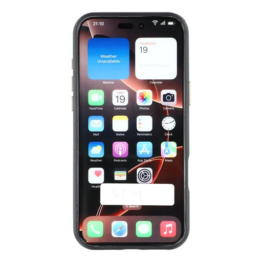 KIGC For iPhone 16 Pro Case Compatible with MagSafe PU Leather TPU Phone Back Cover - Black - 2