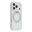 For iPhone 17 Pro Max Case Ring Holder Kickstand PC + TPU Phone Cover - White - 1