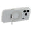 For iPhone 17 Pro Max Case Ring Holder Kickstand PC + TPU Phone Cover - White - 4