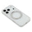 For iPhone 17 Pro Case Ring Holder Kickstand PC + TPU Phone Cover - White - 5