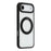 For iPhone Air Case Ring Holder Kickstand PC + TPU Phone Cover - Black - 1