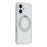 For iPhone 17 Case Ring Holder Kickstand PC + TPU Phone Cover - White - 1