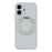For iPhone 17 Case Ring Holder Kickstand PC + TPU Phone Cover - White - 3
