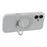 For iPhone 17 Case Ring Holder Kickstand PC + TPU Phone Cover - White - 4
