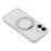 For iPhone 17 Case Ring Holder Kickstand PC + TPU Phone Cover - White - 6